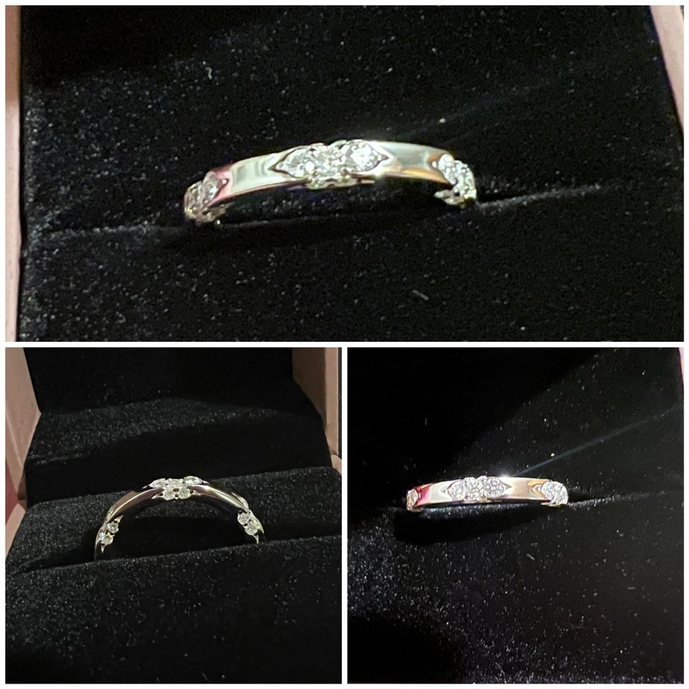 Moissanite Wedding Band- Eternity